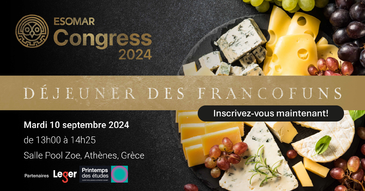 SAVE THE DATE – PLACES LIMITÉES – LE DÉJEUNER DES FRANCOPHONES FRANCOFUNS : LE RETOUR !