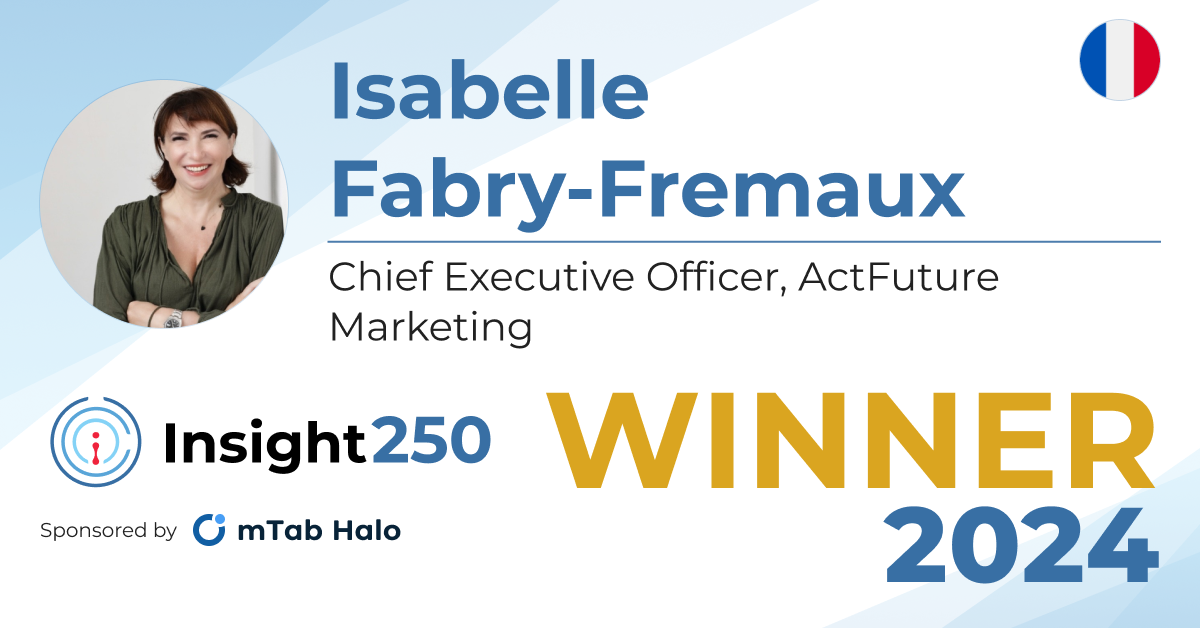 Absolutely thrilled and honored to be named an Insight250 Winner!