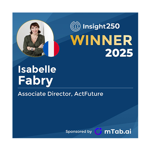 ActFuture parmi les lauréats de l’Insight250 – édition 2025